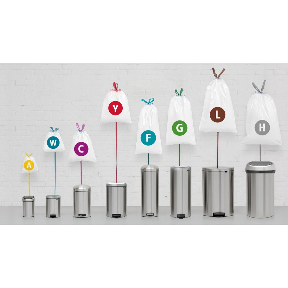 Vuilniszakken C PERFECTFIT 10-12 l, 20 stuks, Brabantia