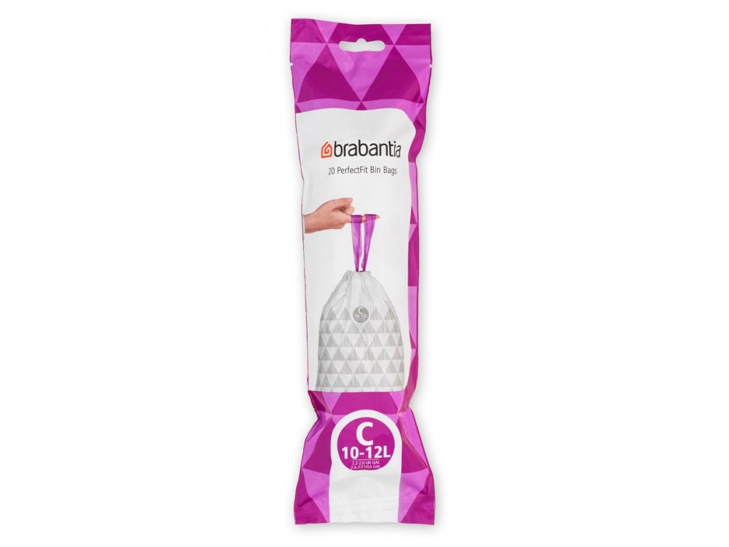 Vuilniszakken C PERFECTFIT 10-12 l, 20 stuks, Brabantia