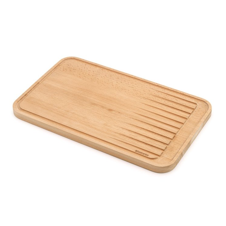 Snijplank 25 x 40 cm, voor vlees, bruin, hout, Brabantia