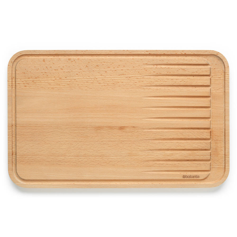 Snijplank 25 x 40 cm, voor vlees, bruin, hout, Brabantia