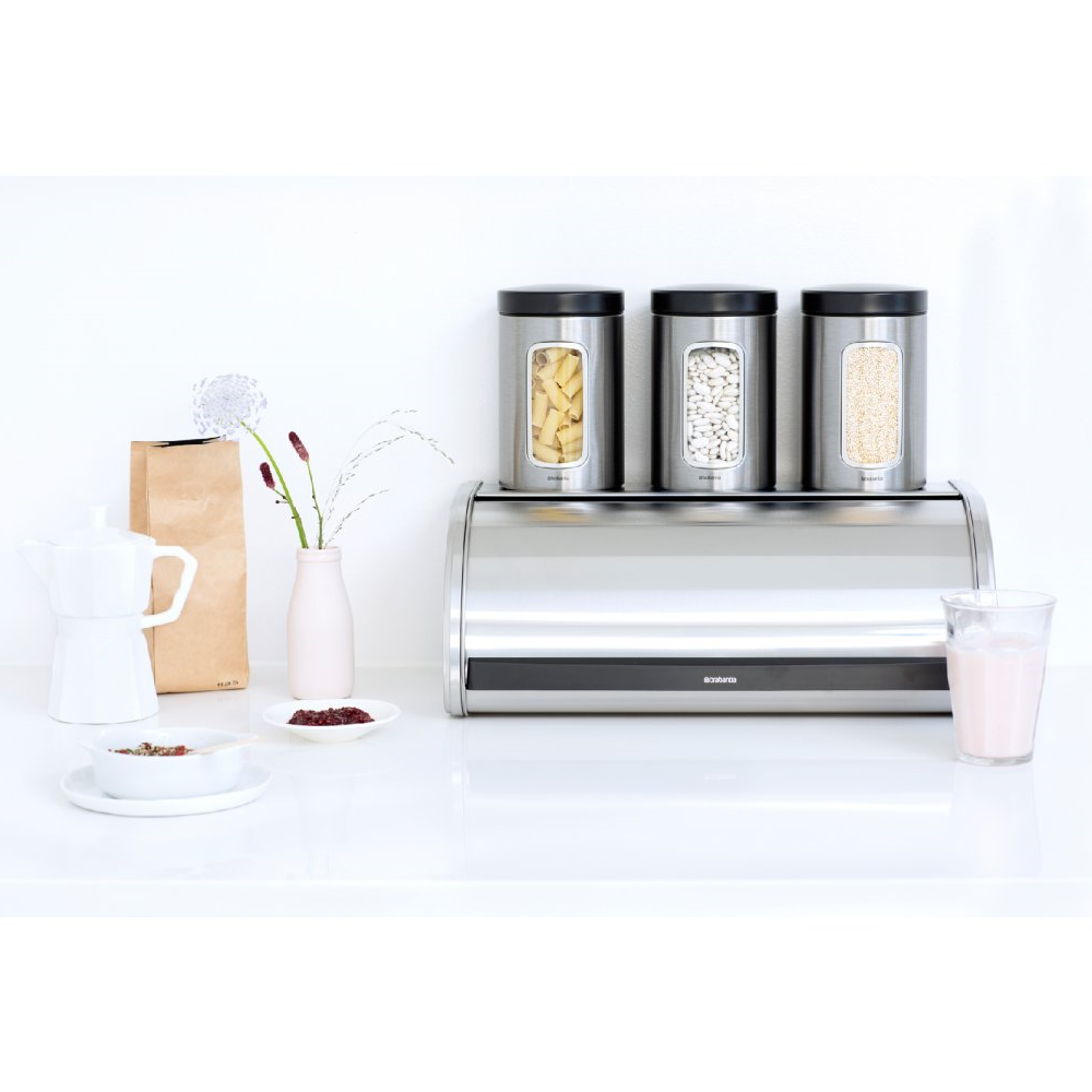 Broodtrommel ROLL TOP 44,5 cm, staal, Brabantia