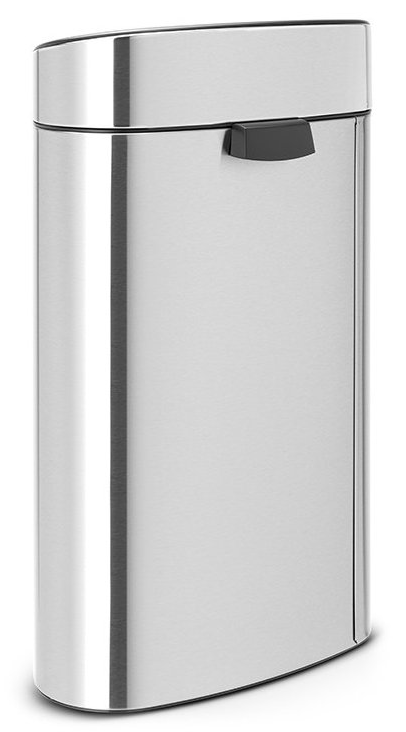 Touch prullenbak TOUCH BIN NEW 40 l, vingerafdrukbestendig, mat staal, Brabantia