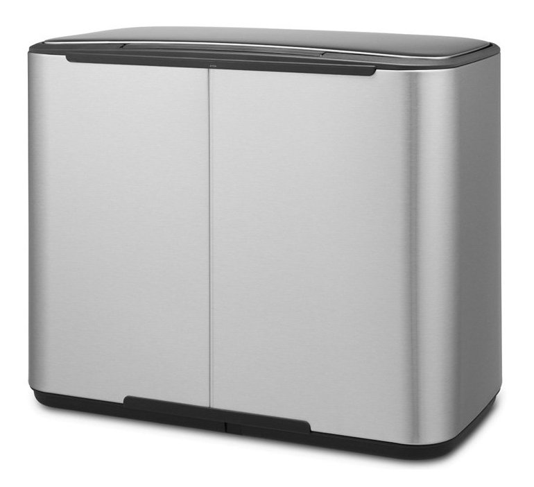 Pedaalemmer BO 3 x 11 l, mat staal, Brabantia