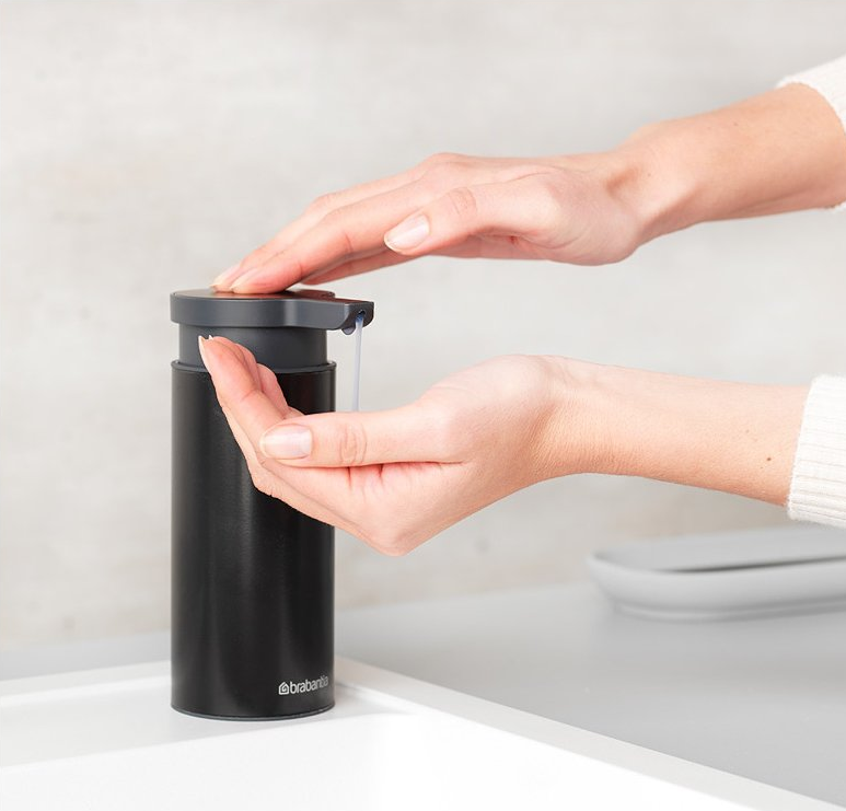 Zeepdispenser 200 ml, mat zwart, Brabantia