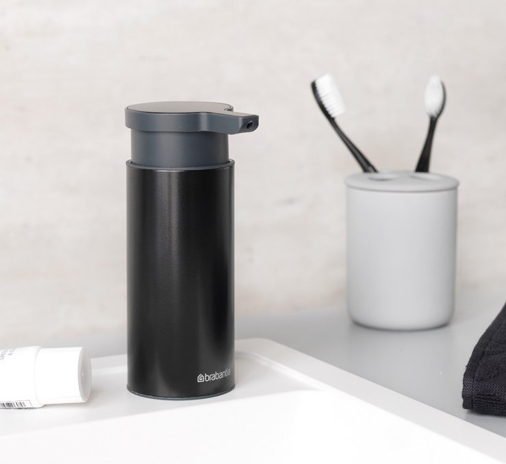 Zeepdispenser 200 ml, mat zwart, Brabantia