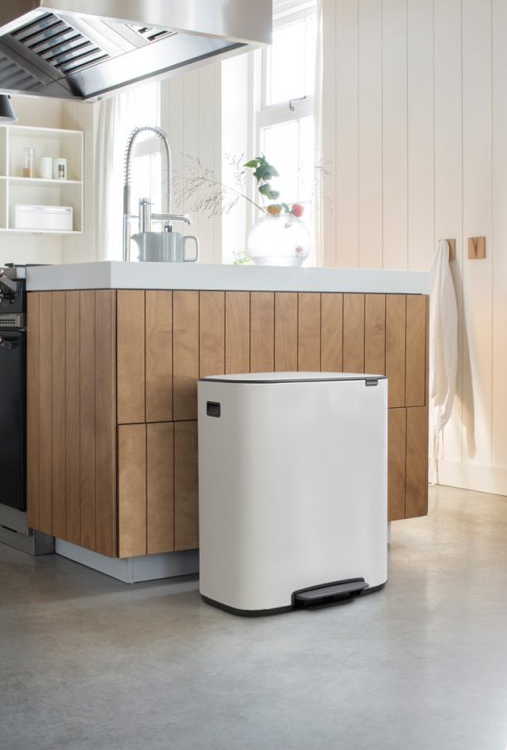 Pedaalemmer BO 2 x 30 l, wit, Brabantia