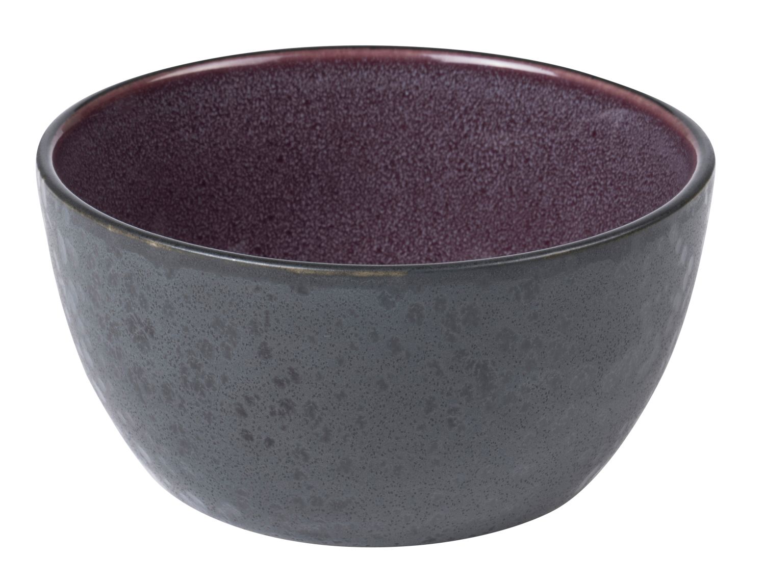 Serveerschaal, zwart/paars, 14 cm, Bitz