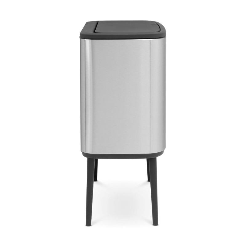 Touch prullenbak BO 11 + 23 l, mat staal, Brabantia