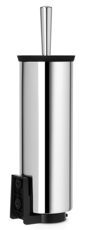 Toiletborstel met houder, glanzend staal, Brabantia