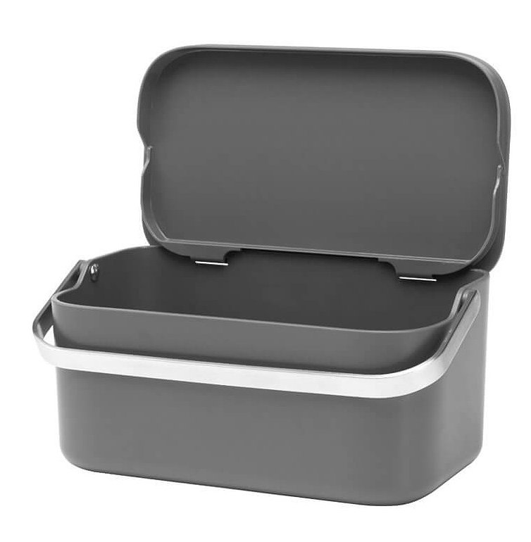 Groentebakje 1,8 l, grijs, Brabantia