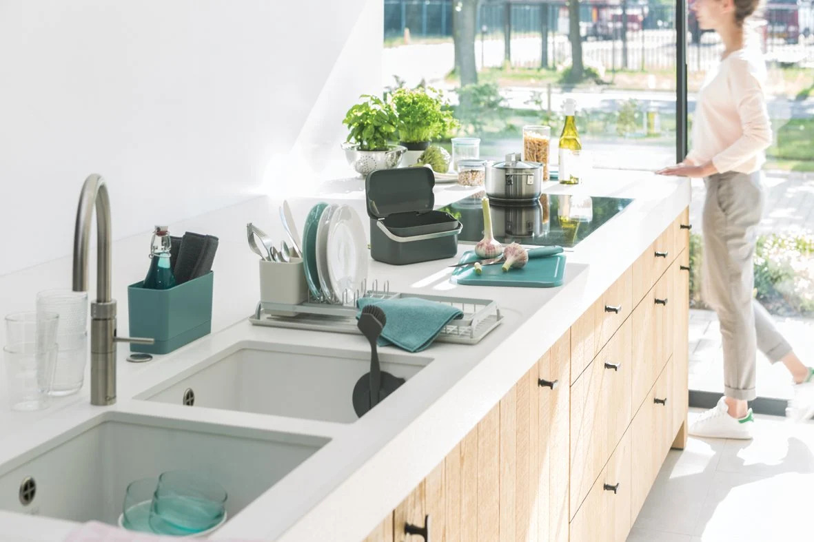 Groentebakje 1,8 l, grijs, Brabantia