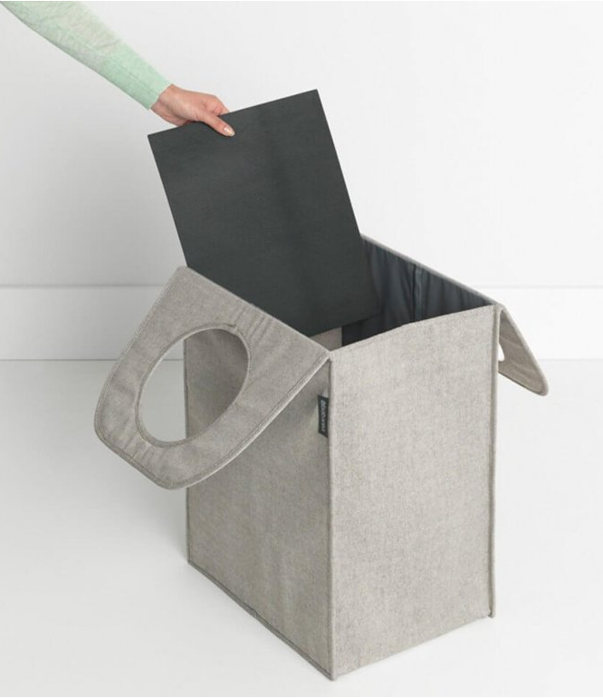 Wasmand 55 l, lichtgrijs, Brabantia