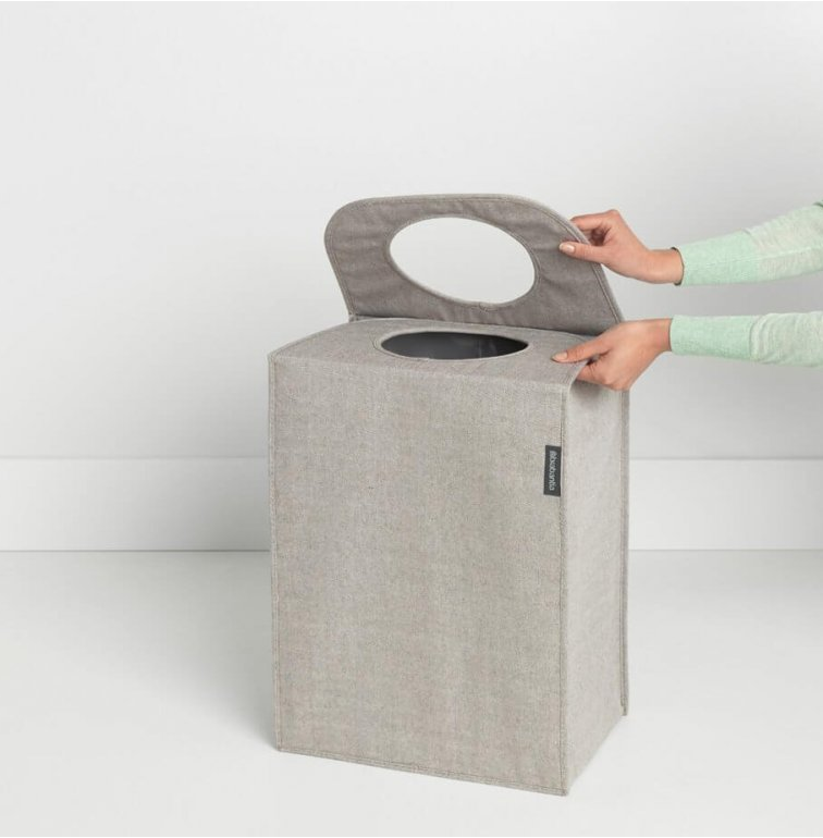 Wasmand 55 l, lichtgrijs, Brabantia