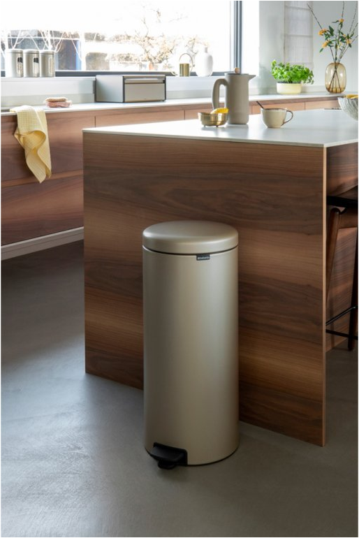 Pedaalemmer NEWICON 30 l, champagne, Brabantia