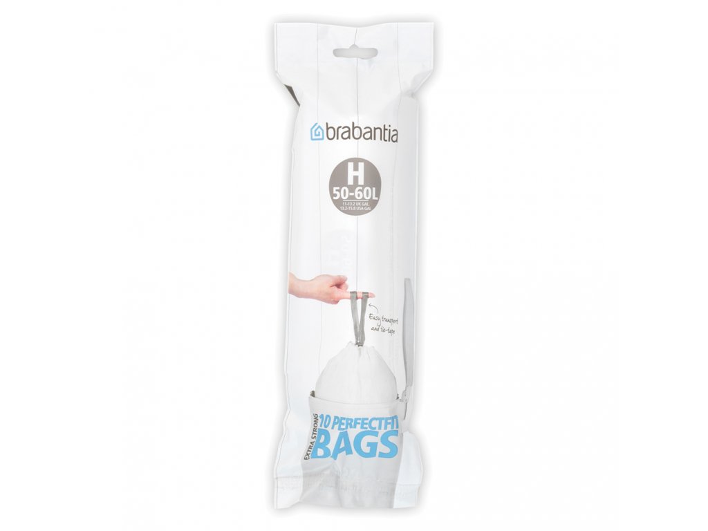 Vuilniszakken H PerfectFit 50-60 l, 10 stuks, Brabantia