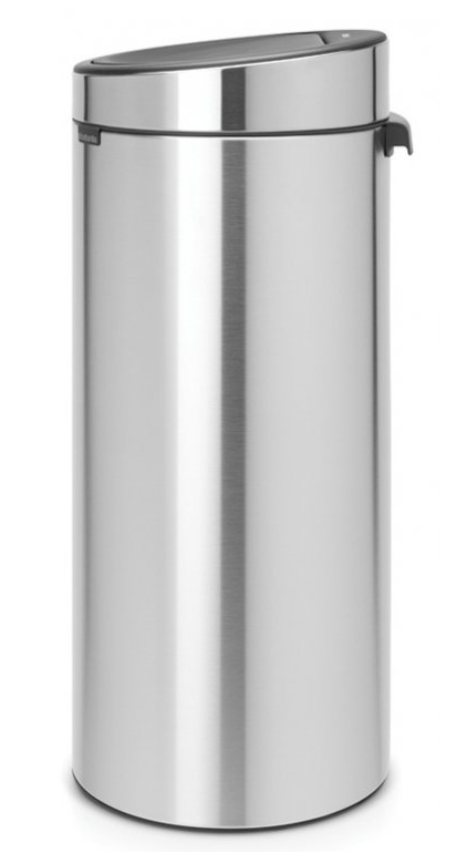 Touch prullenbak TOUCH BIN NEW 30 l, mat staal, Brabantia