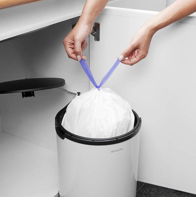 Inbouwprullenbak 15 l, wit, Brabantia