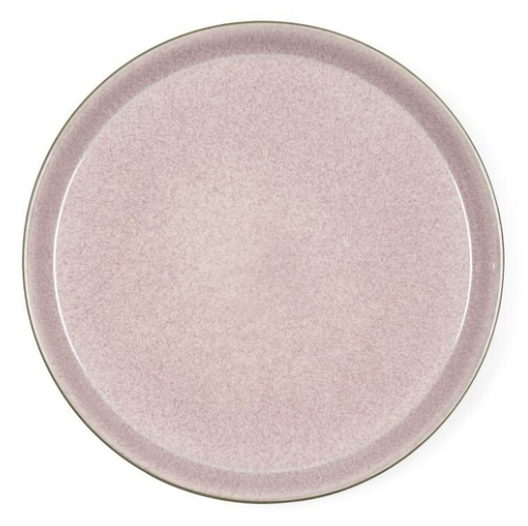 Dineerbord 27 cm, grijs/roze, Bitz