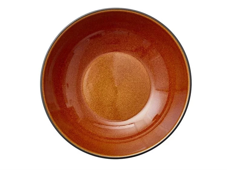 Eetkom 20 cm, zwart/amber, Bitz