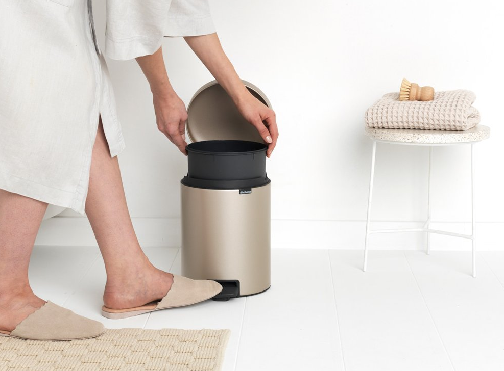 Pedaalemmer NEWICON 5 l, champagne, Brabantia