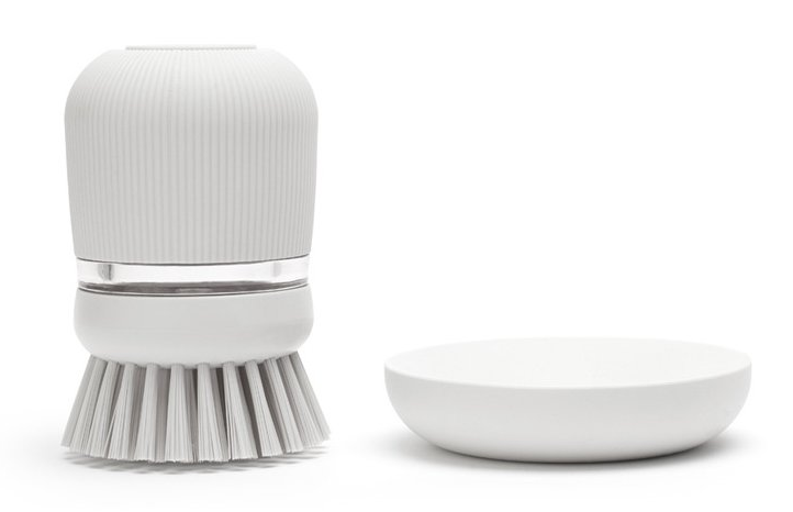 Vervangende kop voor afwasborstel, set van 2 stuks, lichtgrijs, Brabantia