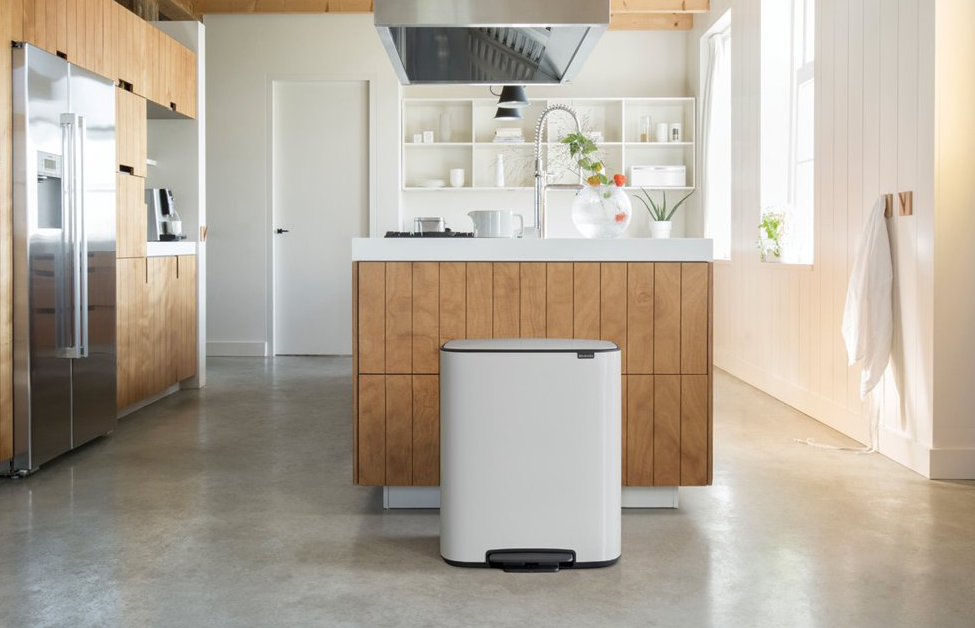 Pedaalemmer BO 60 l, mat staal, Brabantia