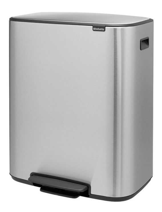 Pedaalemmer BO 60 l, mat staal, Brabantia