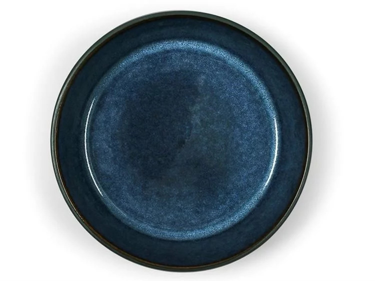 Serveerschaal 18 cm, zwart/donkerblauw, Bitz