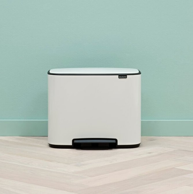 Pedaalemmer BO 3 x 11 l, wit, Brabantia