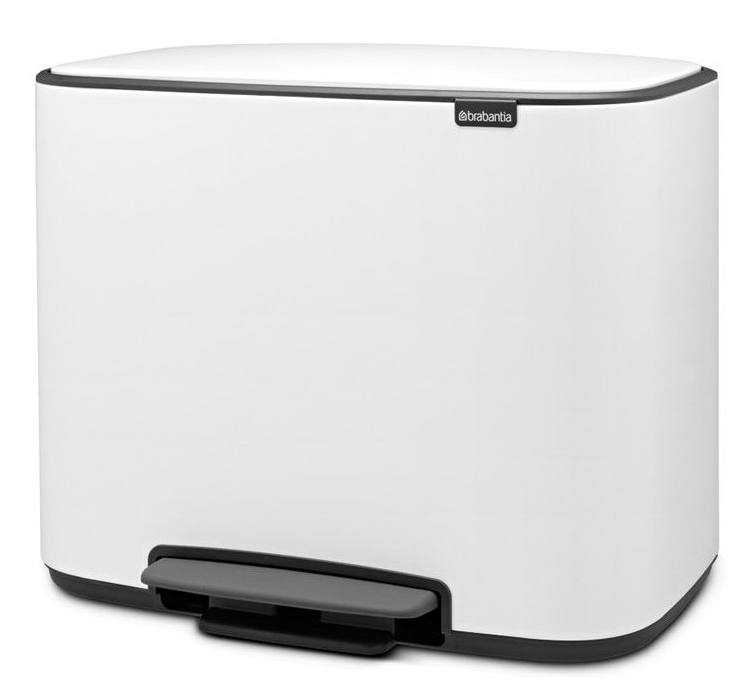 Pedaalemmer BO 3 x 11 l, wit, Brabantia