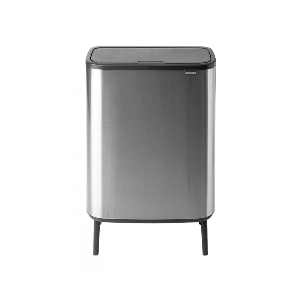 Touch prullenbak BO 2 x 30 l, mat staal, Brabantia
