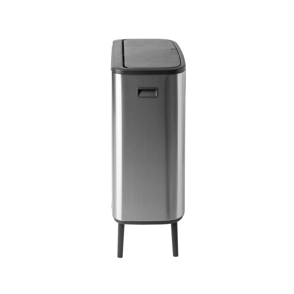 Touch prullenbak BO 2 x 30 l, mat staal, Brabantia