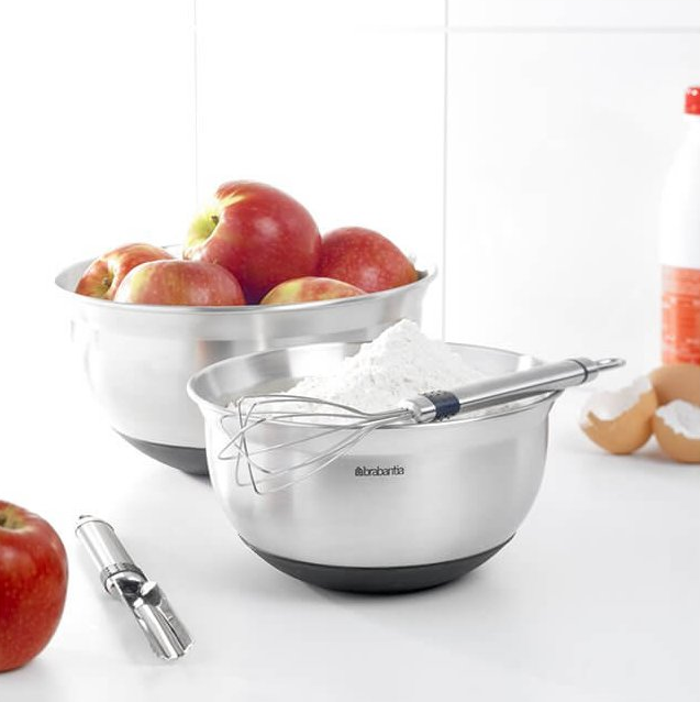 Keukenkom 1 l, mat staal, Brabantia