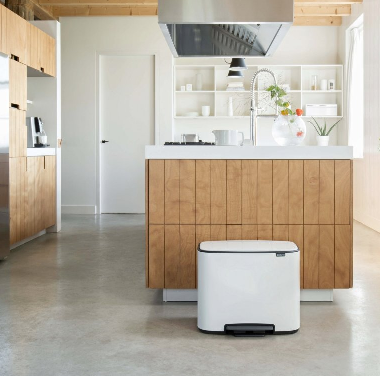 Pedaalemmer BO 11 + 23 l, wit, Brabantia