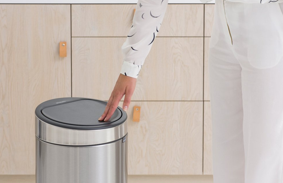 Touch prullenbak TOUCH BIN NEW 30 l, groen, Brabantia