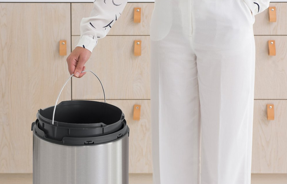 Touch prullenbak TOUCH BIN NEW 30 l, groen, Brabantia
