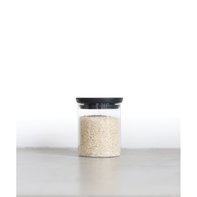 Voorraadpot 600 ml, stapelbaar, glas, Brabantia