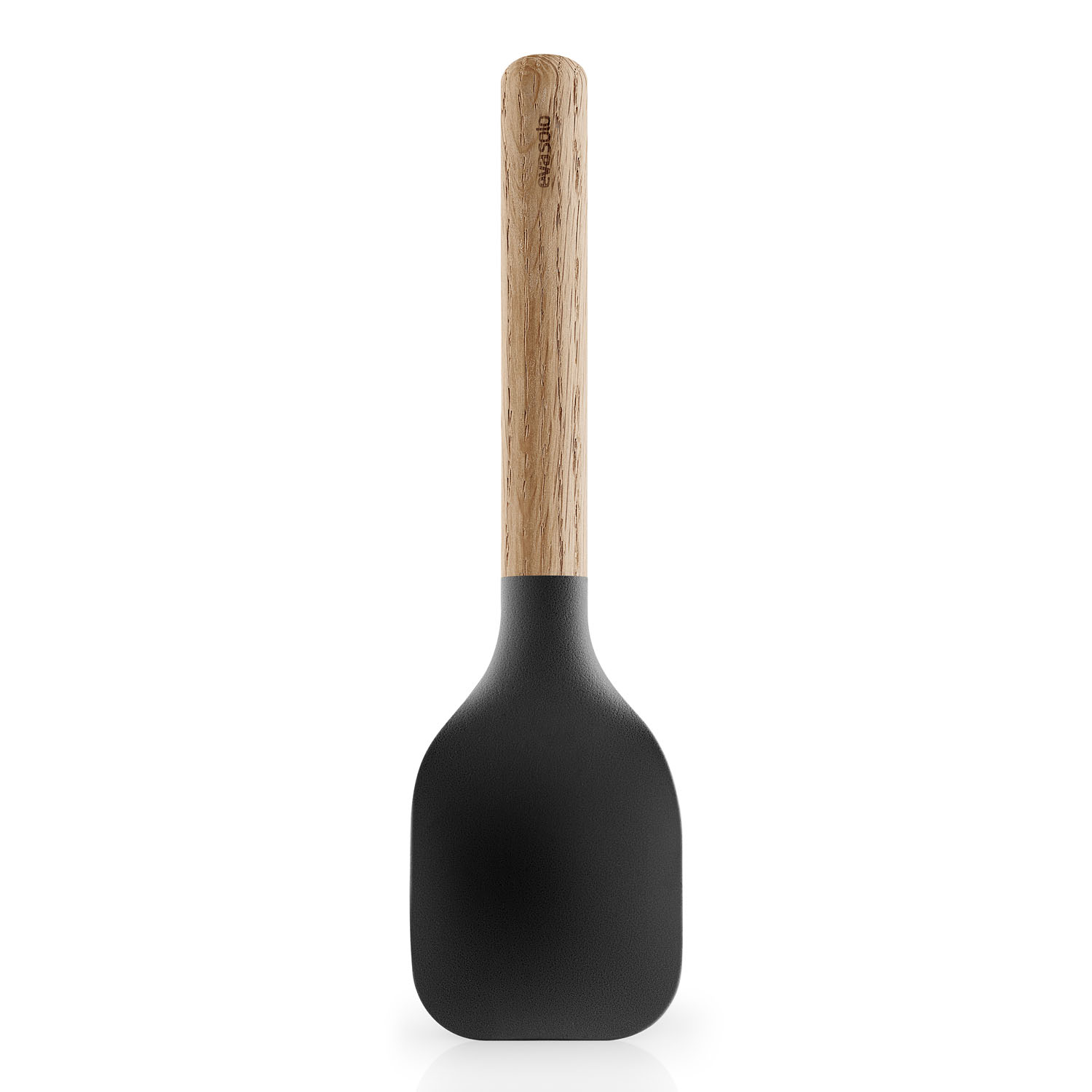 Pollepel NORDIC KITCHEN 27 cm, met houten handvat, siliconen, Eva Solo
