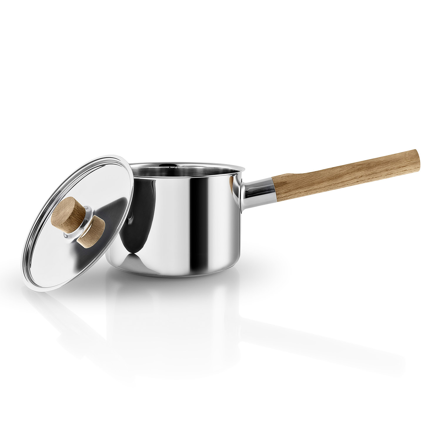 Sauspan NORDIC KITCHEN 2 l, met deksel, roestvrij staal, Eva Solo