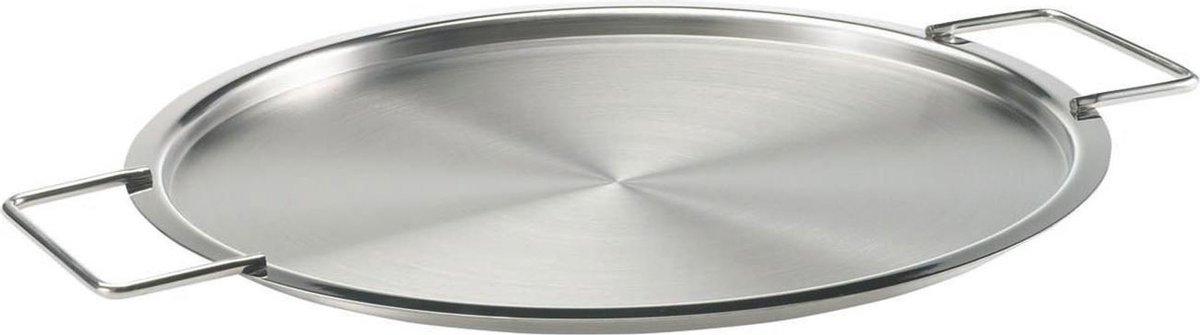 Pannendeksel 28 cm, plat, roestvrij staal, Eva Solo