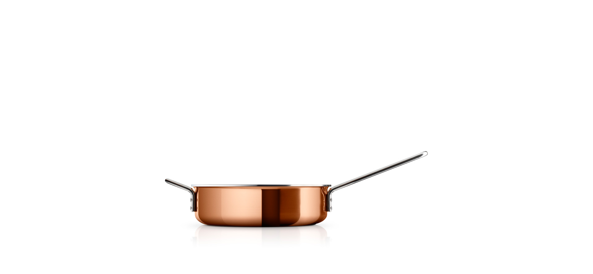 Sauteerpan 24 cm, koper, Eva Solo