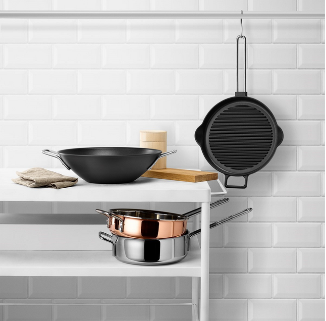 Sauteerpan 24 cm, koper, Eva Solo