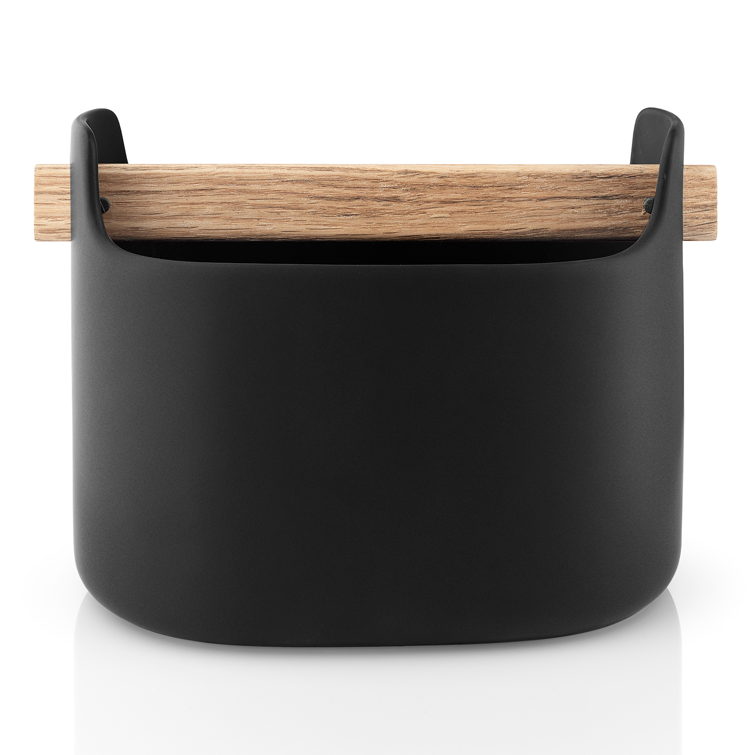 Opbergbak TOOL BOX 15 cm, met houten handvat, zwart, Eva Solo