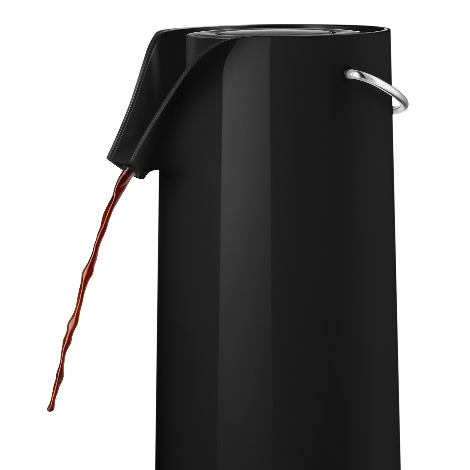 Thermoskan 1,8 l, met vacuümpomp, zwart, Eva Solo
