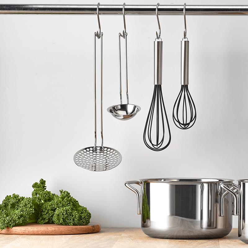 Garde EVA TRIO 30 cm, roestvrij staal met siliconencoating, Eva Solo