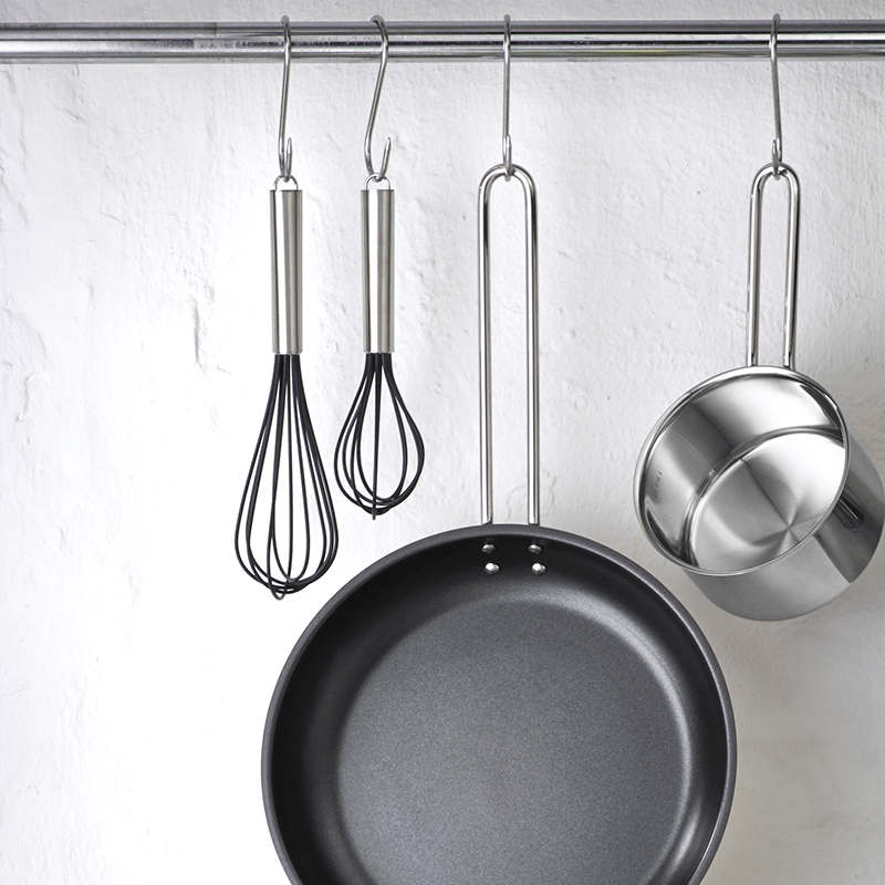 Garde EVA TRIO 30 cm, roestvrij staal met siliconencoating, Eva Solo