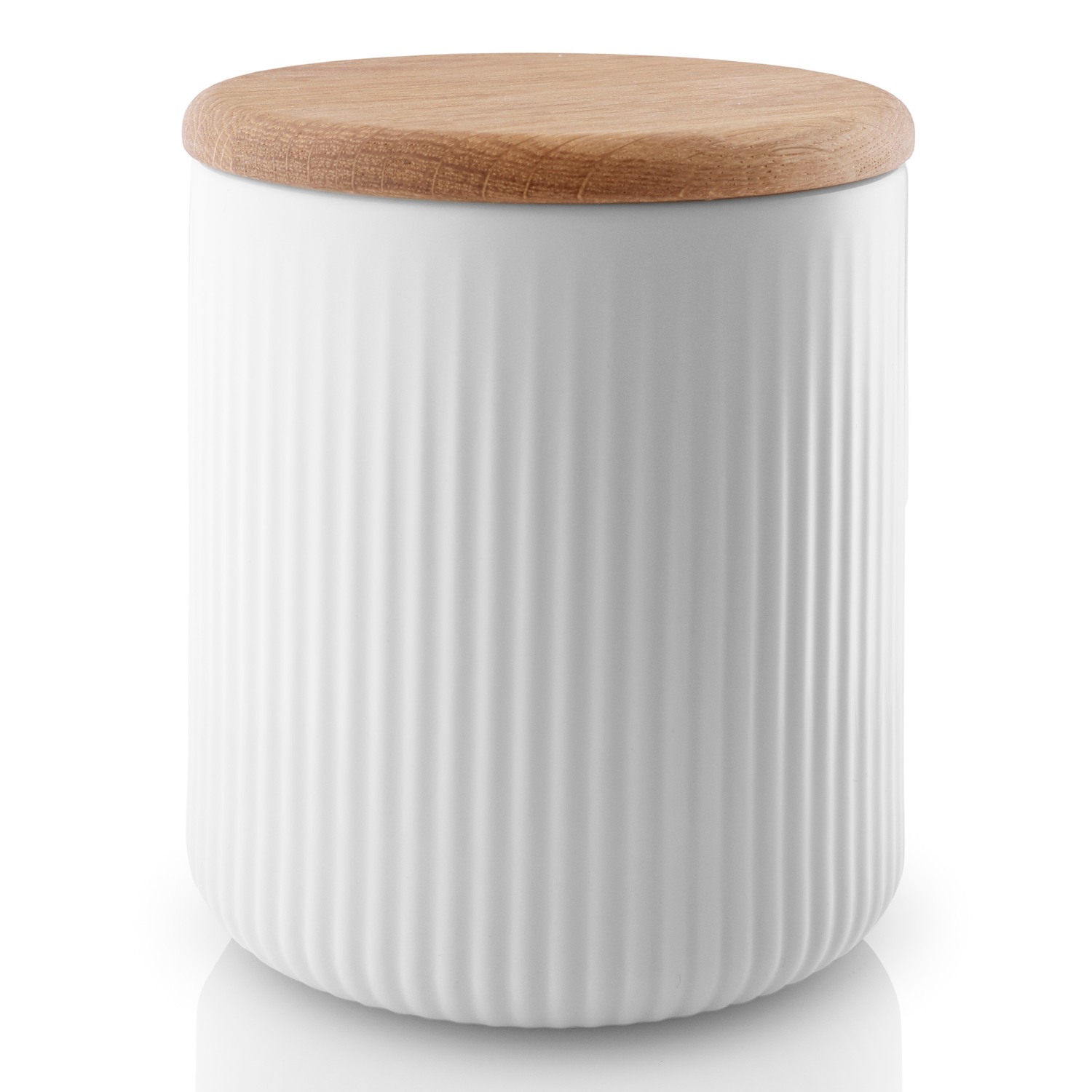 Keuken opbergpot LEGIO NOVA 700 ml, eikenhouten en porselein, Eva Solo