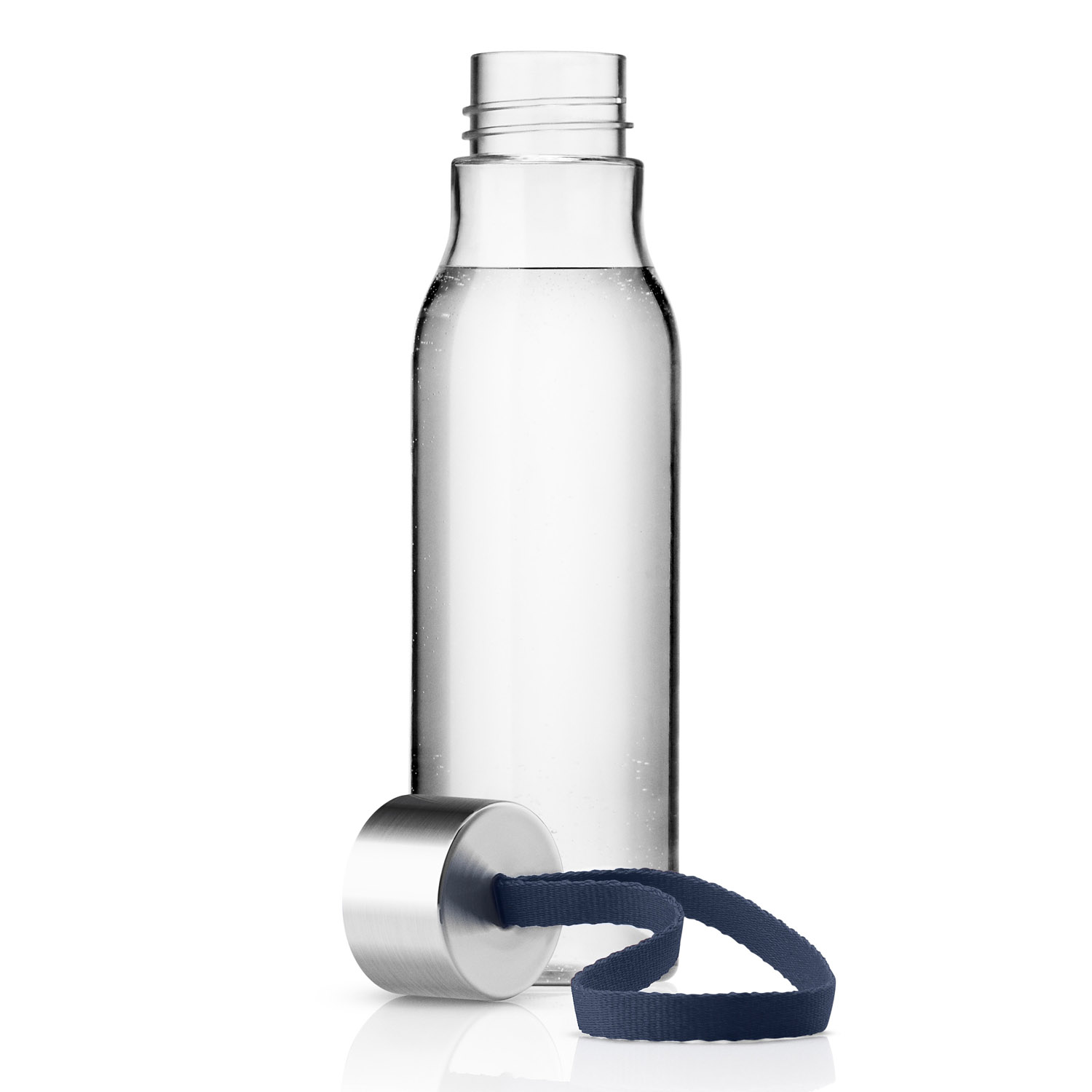Waterbidon 500 ml, met marineblauwe band, kunststof, Eva Solo