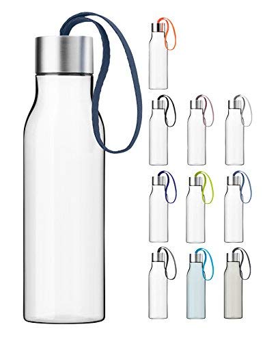 Waterbidon 500 ml, met marineblauwe band, kunststof, Eva Solo