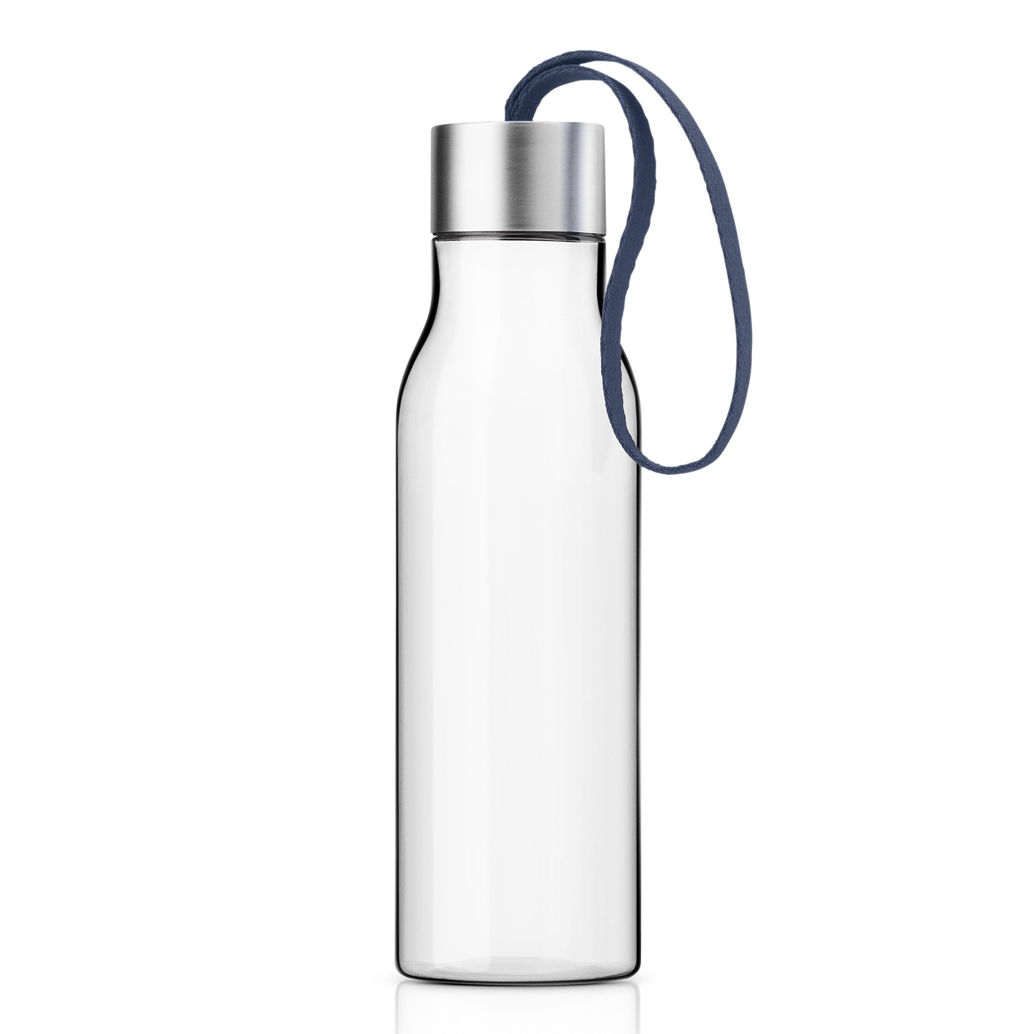 Waterbidon 500 ml, met marineblauwe band, kunststof, Eva Solo
